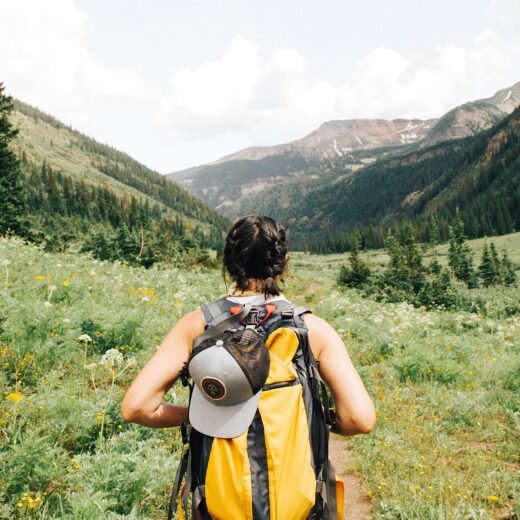 Yellow Hiking Backpack