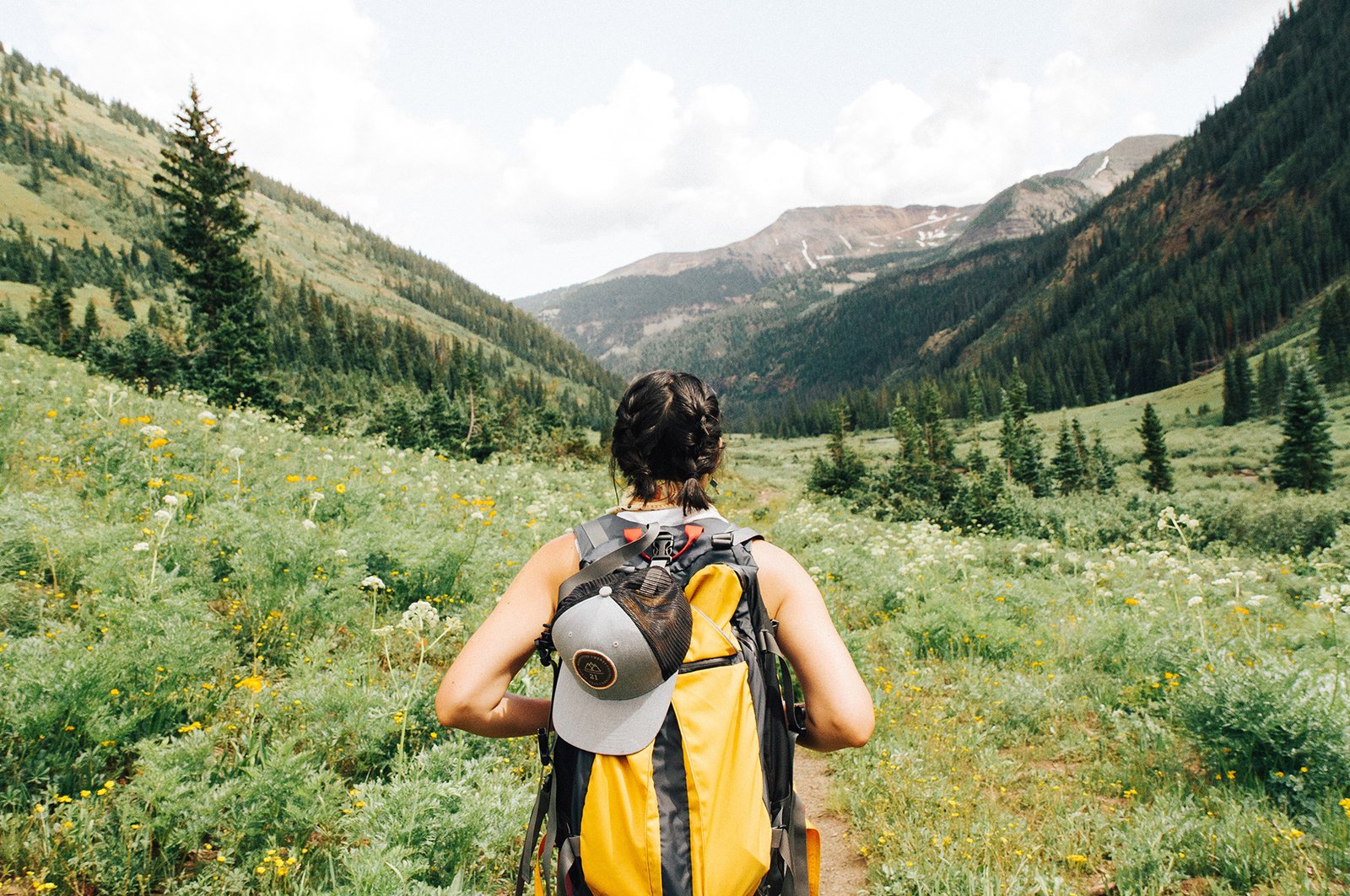 Yellow Hiking Backpack