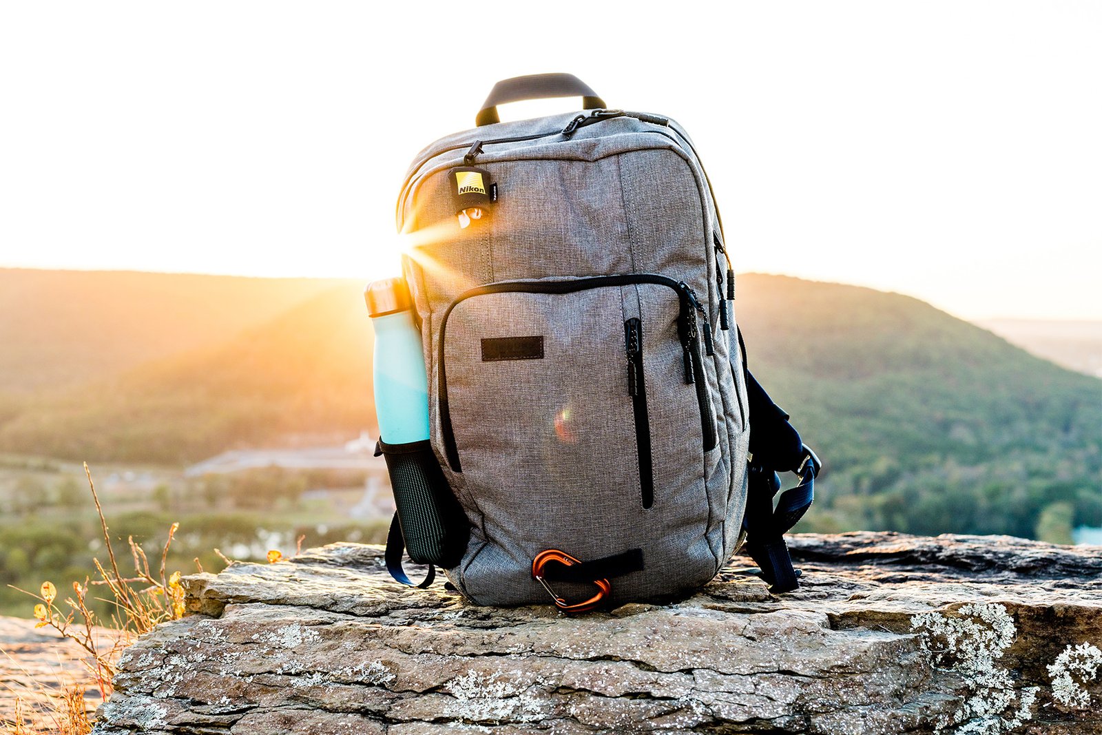 Gray Hiking Backpack